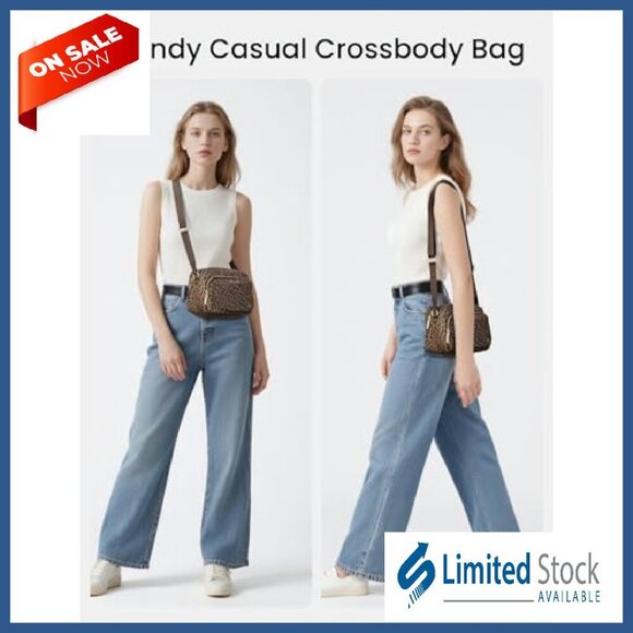 Mini Crossbody Bag Water Resistant Nylon Adjustable Strap Daily Essentials - Picture 3 of 8